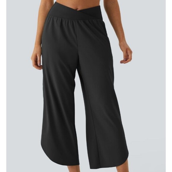 Halara Breezeful High Waisted Crossover Side Pocket Split Quick Dry Pants XS - Picture 3 of 10